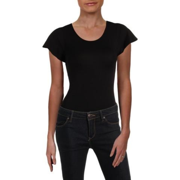 NWT little black bodysuit lace up backless bodysui - Picture 2 of 2